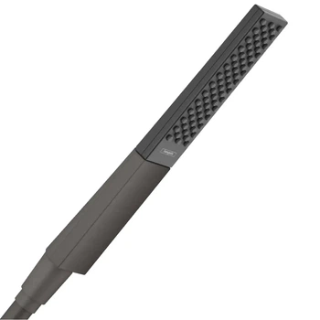 Лейка для душа Hansgrohe Rainfinity 100 1jet EcoSmart пластик, черный матовый хром (26867340)