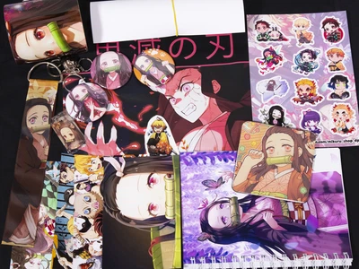 Подарочный бокс (стандарт +) с аниме Kimetsu no Yaiba / Клинок, рассекающий демонов M