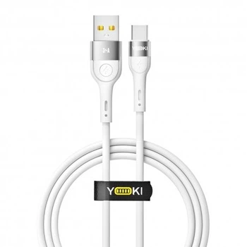 Кабель YOKI EXTRA YK-EX11 USB to Type-C 3A (1.2m) White