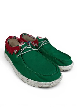 Мокасини Hey Dude Wendy Holiday Elf (42658-3XX), Зелений Розмір 43 (W12) 28 см