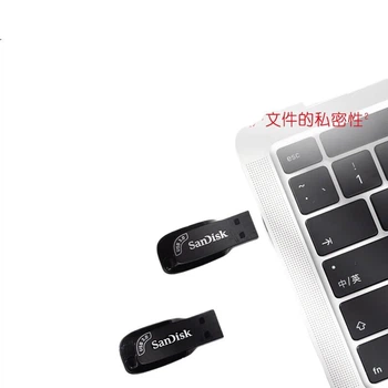 Флешка SanDisk CZ410 Kuini, 256 ГБ, USB 3.0, до 100 МБ/с, компактная, с защитой паролем