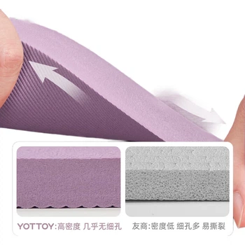 Коврик для йоги Yottoy нескользящий амортизирующий
