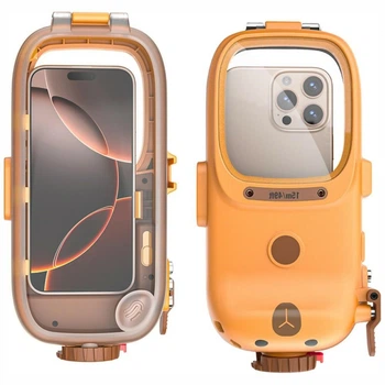Wodoodporny etui na smartfon 4smarts Stark Universal 15m Orange (4252011912292)