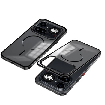 Чехол Metal Glass Air Ring для Nothing Phone (4a) Pro black