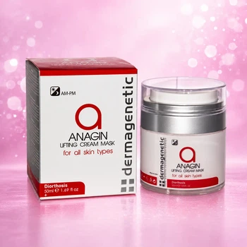 Крем-маска лифтинг для лица с ресвератролом и энзимами Dermagenetic Anagin Lifting Cream Mask 50 мл