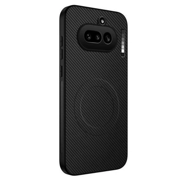 Чехол Carbon Shield with Ring для Nothing Phone (4a) с поддержкой беспроводной зарядки black
