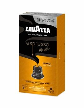 Кава Lavazza Espresso Lungo капсули алюмінієві сумісні з Nespresso* 10 шт