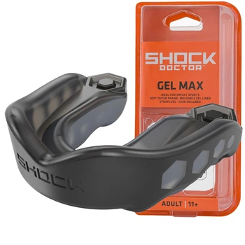 Капа Shock Doctor Gel Max чорна доросла (6210-BK-AD)