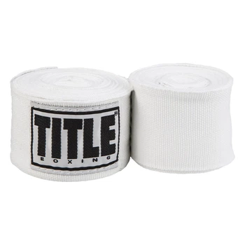 Боксерські бинти Title Select 180 Semi Elastic Mexican білі 4,5 м (SMHW XL WH)