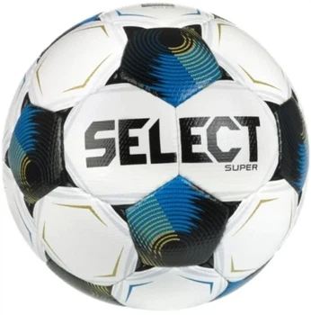 Футбольний м'яч Select FB Super FIFA V26 біло-синій, розмір 5, поліуретан/мікрофібра, камера Zero-Wing, 32 панелі, для аматорських ігор(OB_AA2877A56E0A)