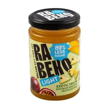 Джем без цукру Rabeko Light Jam 230 г зі смаком Екзотичні фрукти