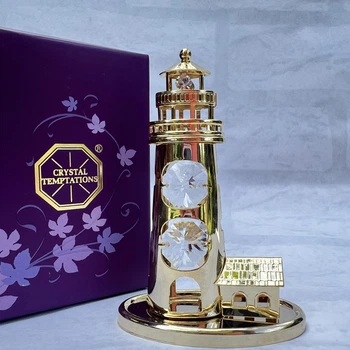 Фігурка з камінням Swarovski Маяк 9х6,5 см 1601091