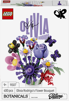Zestaw klocków LEGO Botanicals Bukiet kwiatów Olivii Rodrigo 400 elementów (11507)