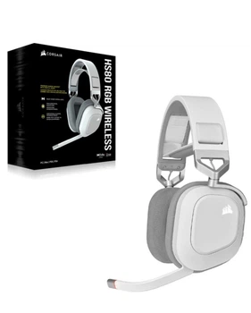 Наушники Corsair hs80 rgb wireless white - Б/У