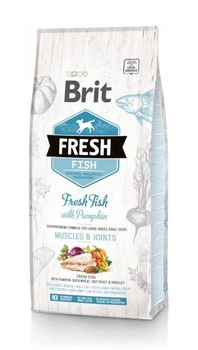 Сухой корм Brit Fresh Adult Large Breed Fish & Pumpkin для взрослых собак крупных пород с рыбой и тыквой 12кг