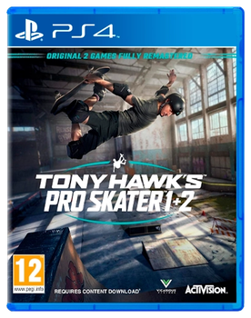 Игра Tony Hawk's Pro Skater 1 + 2 для PS4 (Blu-ray диск) ENG Б/У