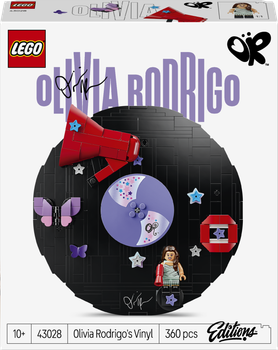 Zestaw klocków LEGO Editions Płyta winylowa Olivii Rodrigo 360 elementów (43028)