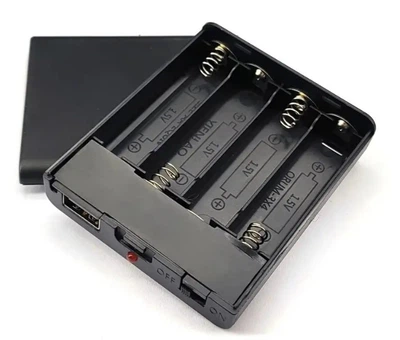 USB Бокс R6 AA 4 шт аккумулятора и батареек