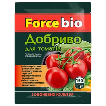 Удобрение для томатов, овощных культур Force bio, 150 г - 716062