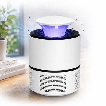 Уничтожитель ловушка насекомих від комарів та інших насекомих Mosquito Killing Lamp до 40 м² USB 5V 18 × 12 × 12 см (JT-Z01)