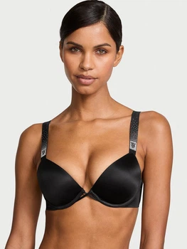 Бюстгальтер з Push-up з кісточками Victoria's Secret 26989268 70B Чорний (41428975962)