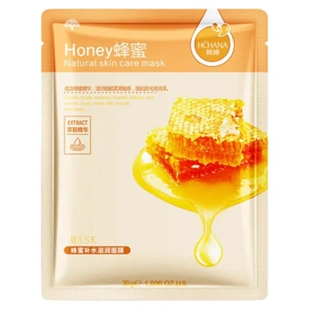 Тканевая маска для лица с экстрактом меда Hchana Honey Natural Skin Care Mask, 30 мл
