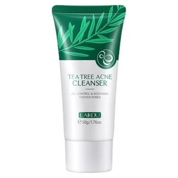Пінка для вмивання з екстрактом зеленого чаю Laikou Tea Tree Acne Cleanser, 50 мл