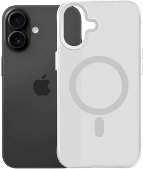 Etui na smartfon 3MK Smoke MagCase do Apple iPhone 17 White (5903108741392)