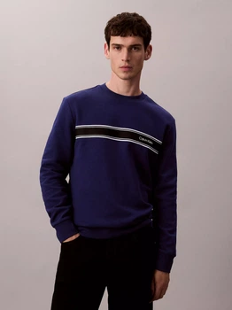 Свитшот на флисе мужской Calvin Klein 720774039 2XL Синий (1159865605)