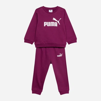Детский спортивный костюм (свитшот + штаны) для девочки Puma Minicats Essentials 68628041 92-98 см Fuchsia Glow (4070033326435)