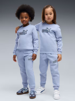 Дитячий спортивний костюм (світшот + штани) Puma Essentials Logo Lab 69499338 92-98 см Chambray Blue (4070033577448)