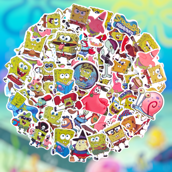 Стикеры Губка Боб 60 шт, SpongeBob SquarePants