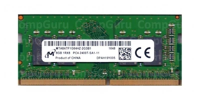 Оперативна пам'ять для ноутбука Micron 8GB DDR4 2400MHz SO-DIMM 1Rx8 (MTA8ATF1G64HZ-2G381)