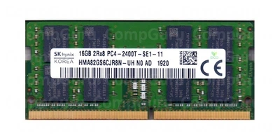 Оперативная память для ноутбука SK hynix 16GB DDR4 2400MHz SO-DIMM 2Rx8 (HMA82GS6CJR8N-UH)
