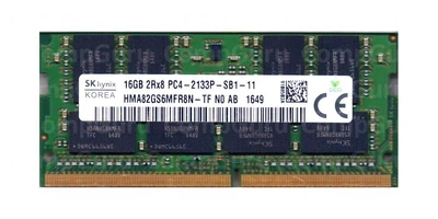 Оперативна пам'ять для ноутбука SK hynix 16GB DDR4 2133MHz SO-DIMM 2Rx8 (HMA82GS6MFR8N-TF) код CG-445452545
