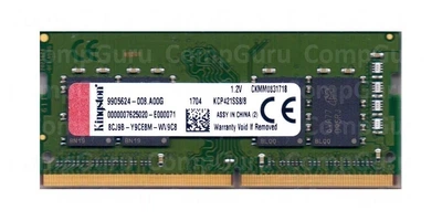 Оперативная память для ноутбука Kingston 8GB DDR4 2133MHz SO-DIMM (KCP421SS8/8)