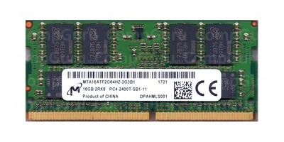 Оперативна пам'ять для ноутбука Micron 16GB DDR4 2400MHz SO-DIMM 2Rx8 (MTA16ATF2G64HZ-2G3B1)
