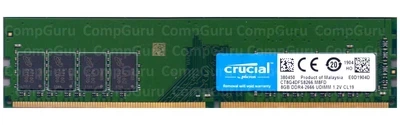 Оперативна пам'ять для ПК Crucial 8GB DDR4 2666MHz UDIMM (CT8G4DFS8266.M8FD)