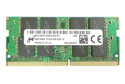 Оперативная память для ноутбука Micron 8GB DDR4 2133MHz SO-DIMM 2Rx8 (MTA16ATF1G64HZ-2G1A1)