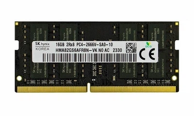 Оперативна пам'ять для ноутбука SK hynix 16GB DDR4 2666MHz SO-DIMM 2Rx8 (HMA82GS6AFR8N-VK)