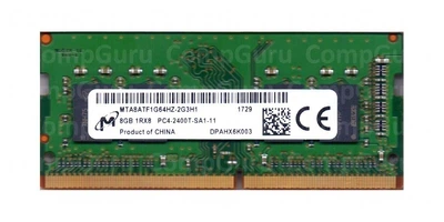 Оперативна пам'ять для ноутбука Micron 8GB DDR4 2400MHz SO-DIMM 1Rx8 (MTA8ATF1G64HZ-2G3H1) код CG-439684643