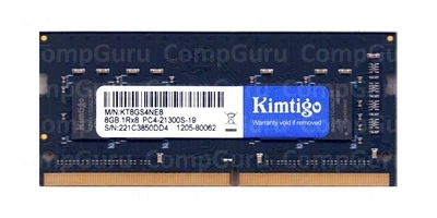 Оперативна пам'ять для ноутбука Kimtigo 8GB DDR4 2666MHz SO-DIMM 1Rx8 (KT8GS4NE8)