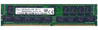 Оперативна пам'ять для сервера SK hynix 32GB DDR4 2400MHz RDIMM 2Rx4 (HMA84GR7MFR4N-UH)
