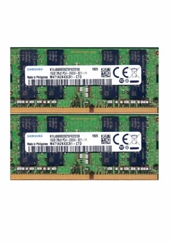Комплект оперативної пам'яті для ноутбука Samsung 32GB (2x16GB) DDR4 2666MHz SO-DIMM 2Rx8 (M471A2K43CB1-CTD)