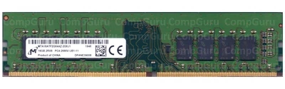 Оперативна пам'ять для ПК Micron 16GB DDR4 2666MHz UDIMM (MTA16ATF2G64AZ-2G6J1)