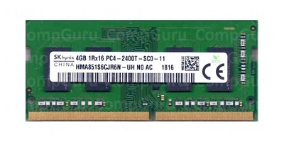 Оперативная память для ноутбука SK hynix 4GB DDR4 2400MHz SO-DIMM 1Rx16 (HMA851S6CJR6N-UH)