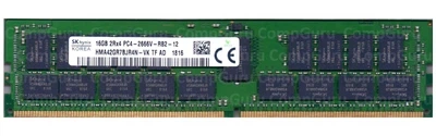 Оперативная память для сервера SK hynix 16GB DDR4 2666MHz RDIMM 2Rx4 (HMA42GR7BJR4N-VK)