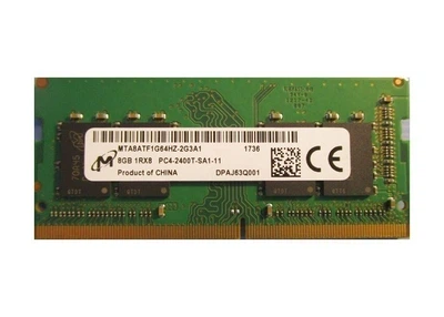 Оперативная память для ноутбука Micron 8GB DDR4 2400MHz SO-DIMM 1Rx8 (MTA8ATF1G64HZ-2G3A1)