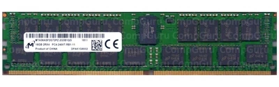 Оперативная память для сервера Micron 16GB DDR4 2400MHz RDIMM 2Rx4 (MTA36ASF2G72PZ-2G3B1QG)