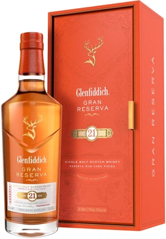 Виски Glenfiddich 21 год выдержки в подарочной упаковке 0.75 л 40% (5010327324081С)